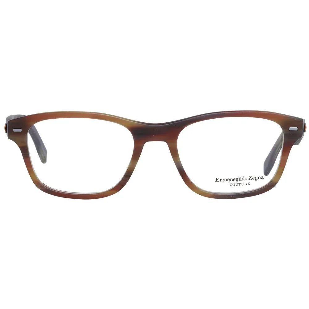 Ermenegildo Zegna Brown Plastic Glasses (Frames) - Zeiniez