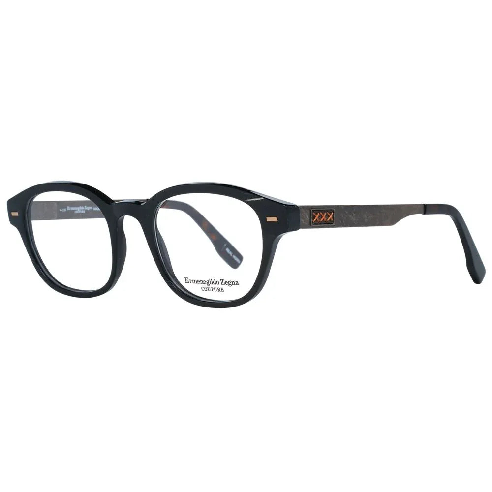 Ermenegildo Zegna Black Horn Glasses (Frames) - Zeiniez