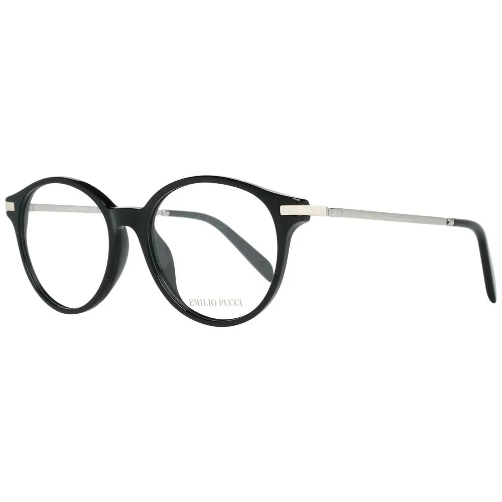 Emilio Pucci Black Metal & Plastic Glasses (Frames) - Zeiniez