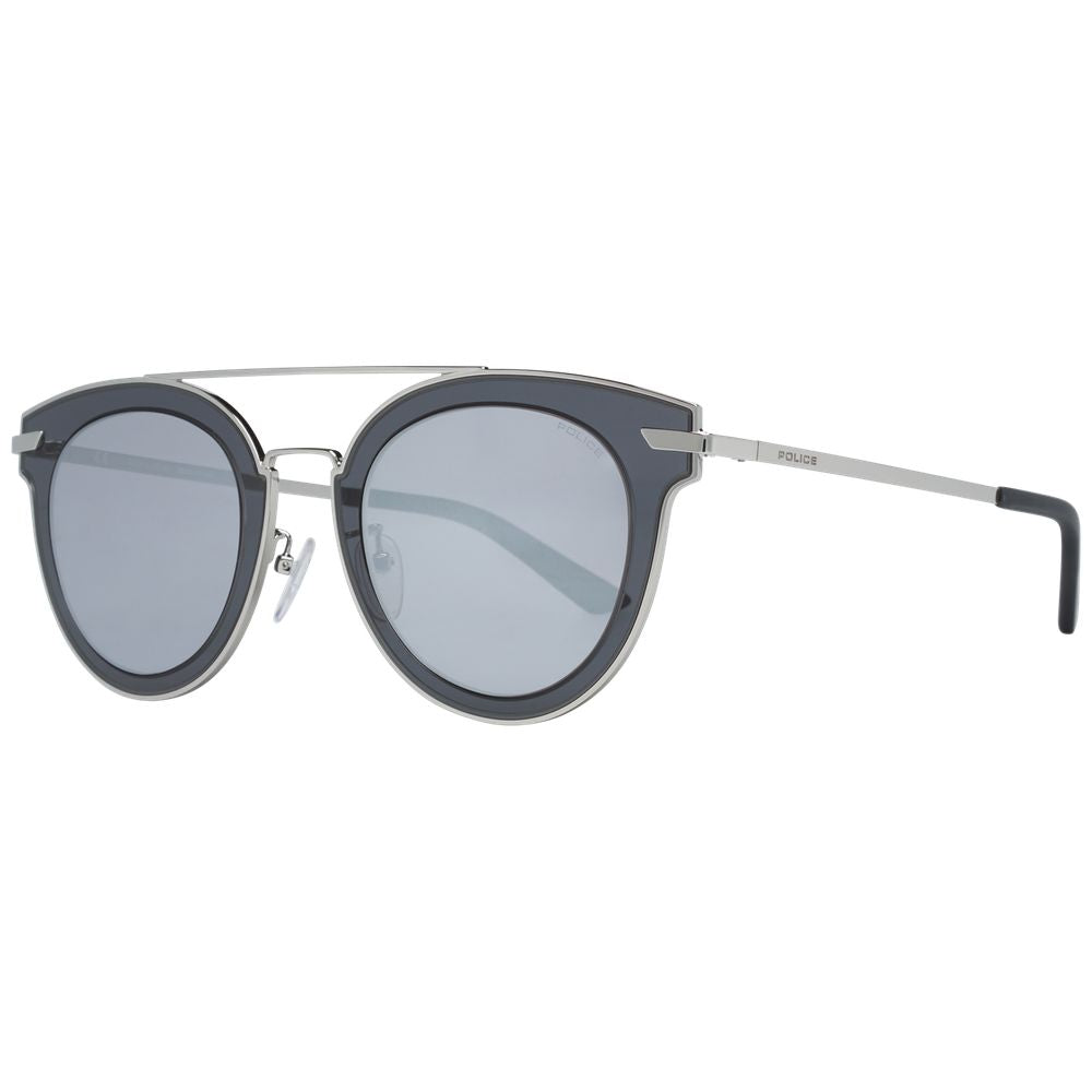 Police Silver Metal & Plastic Sunglasses - Zeiniez
