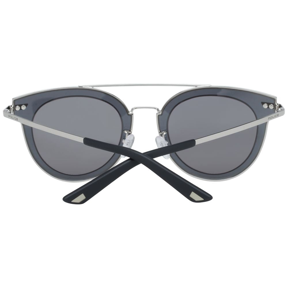 Police Silver Metal & Plastic Sunglasses - Zeiniez