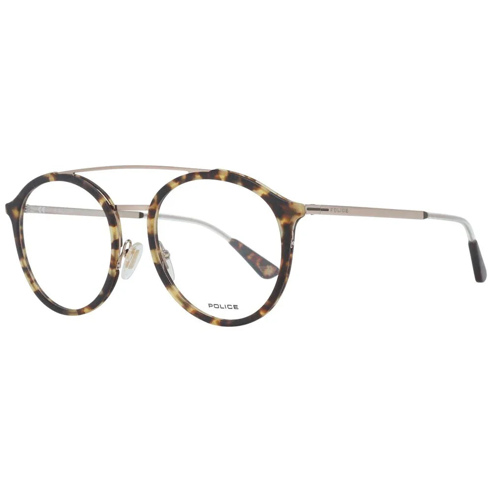 Police Brown Metal & Plastic Glasses (Frames) - Zeiniez