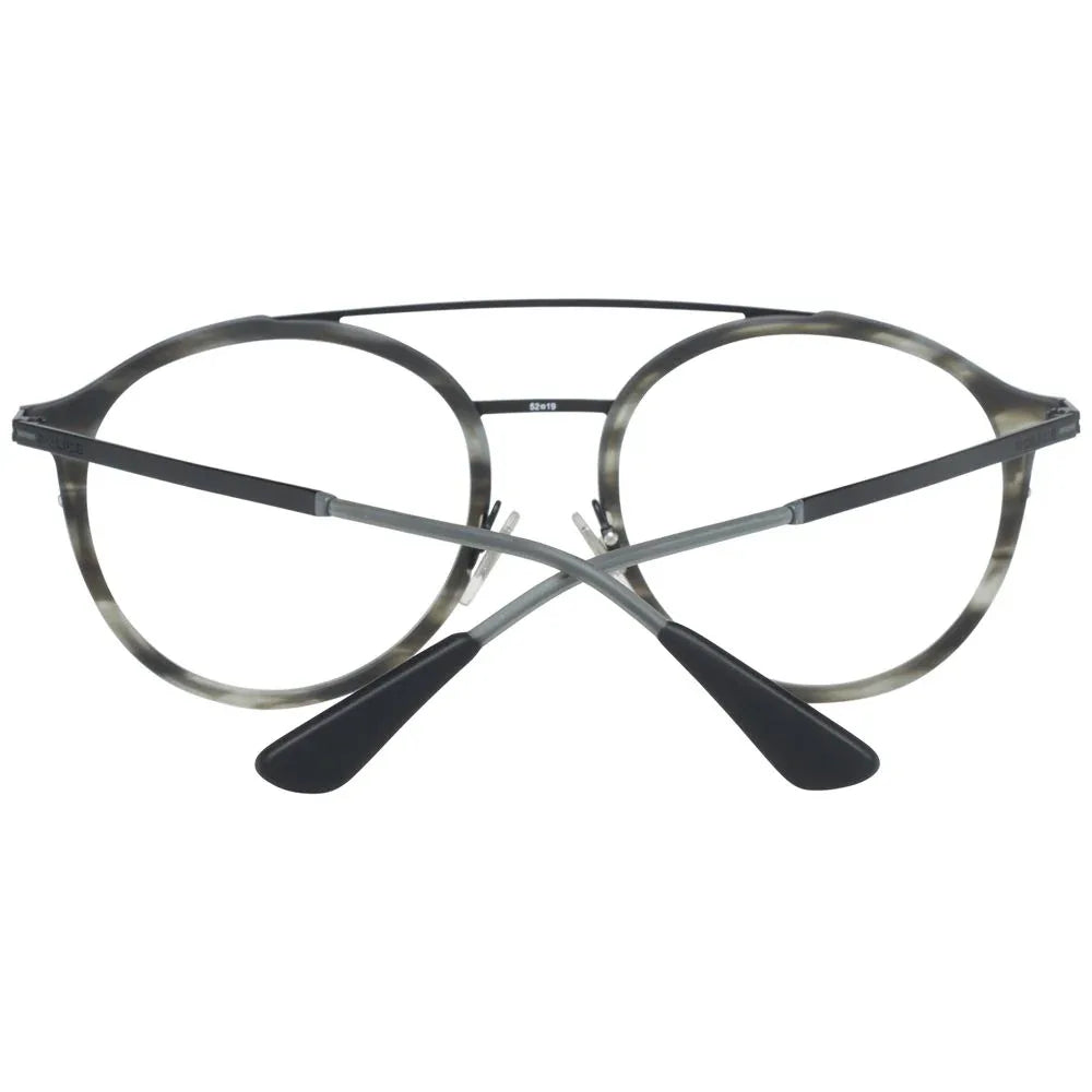 Police Gray Metal & Plastic Glasses (Frames) - Zeiniez