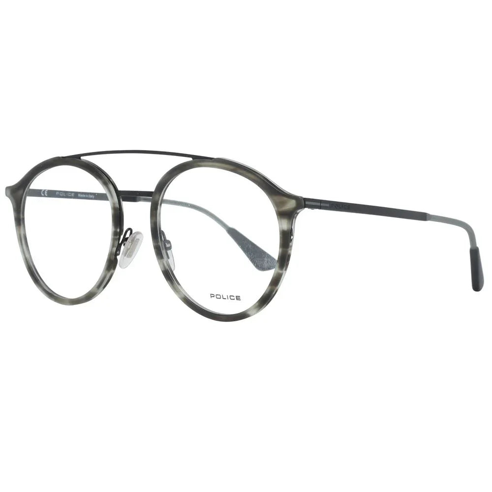 Police Gray Metal & Plastic Glasses (Frames) - Zeiniez