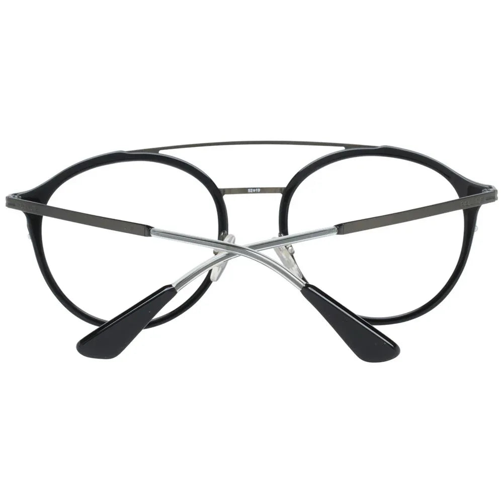 Police Black Metal & Plastic Glasses (Frames) - Zeiniez