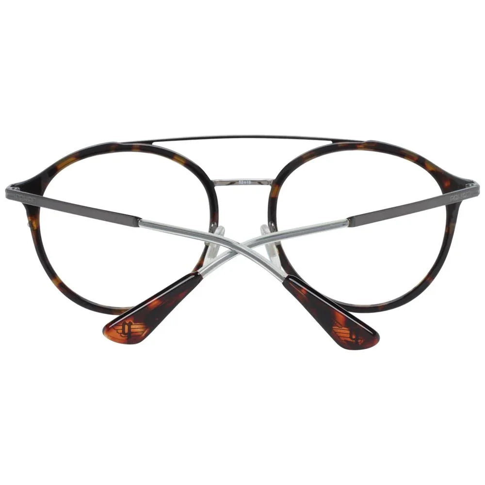 Police Brown Metal & Plastic Glasses (Frames) - Zeiniez