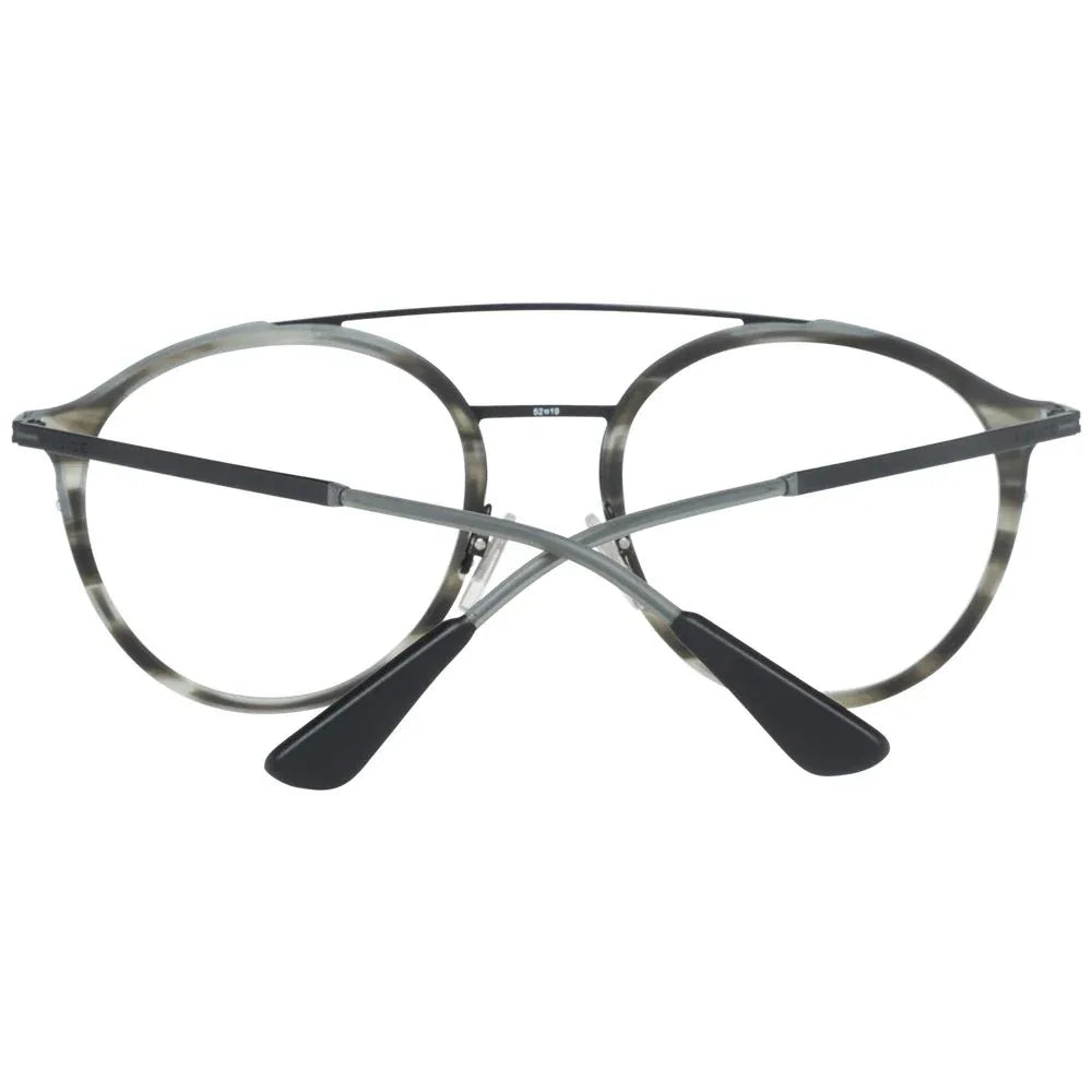Police Gray Metal & Plastic Glasses (Frames) - Zeiniez
