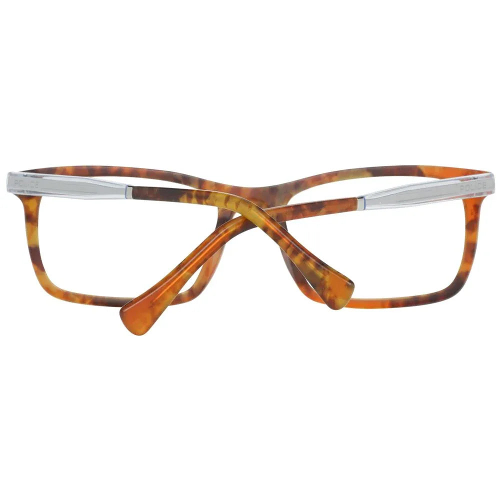 Police Brown Plastic Glasses (Frames) - Zeiniez