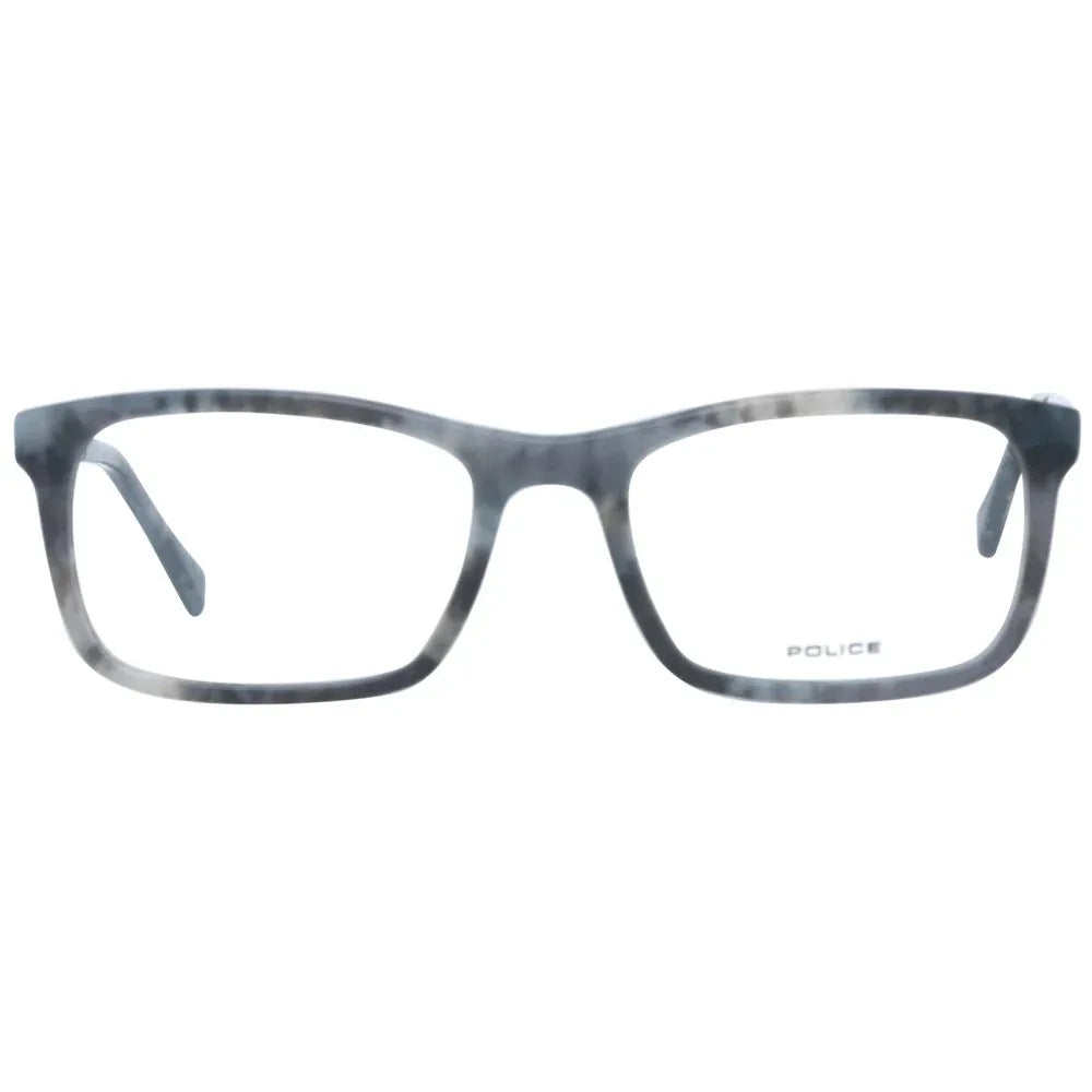 Police Gray Plastic Glasses (Frames) - Zeiniez
