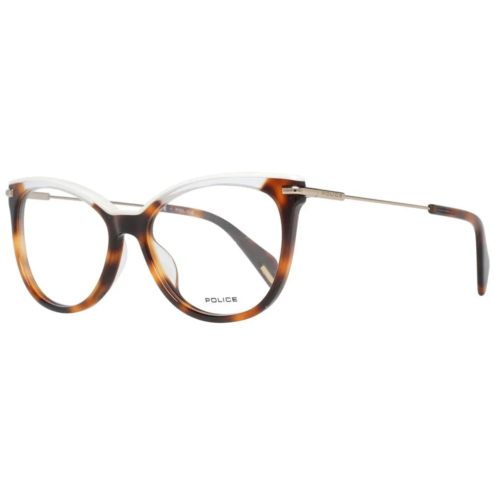 Police Brown Metal & Plastic Glasses (Frames) - Zeiniez