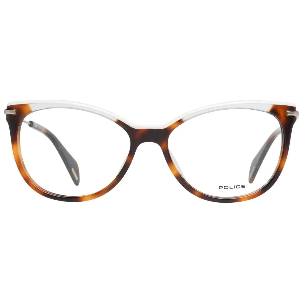 Police Brown Metal & Plastic Glasses (Frames) - Zeiniez