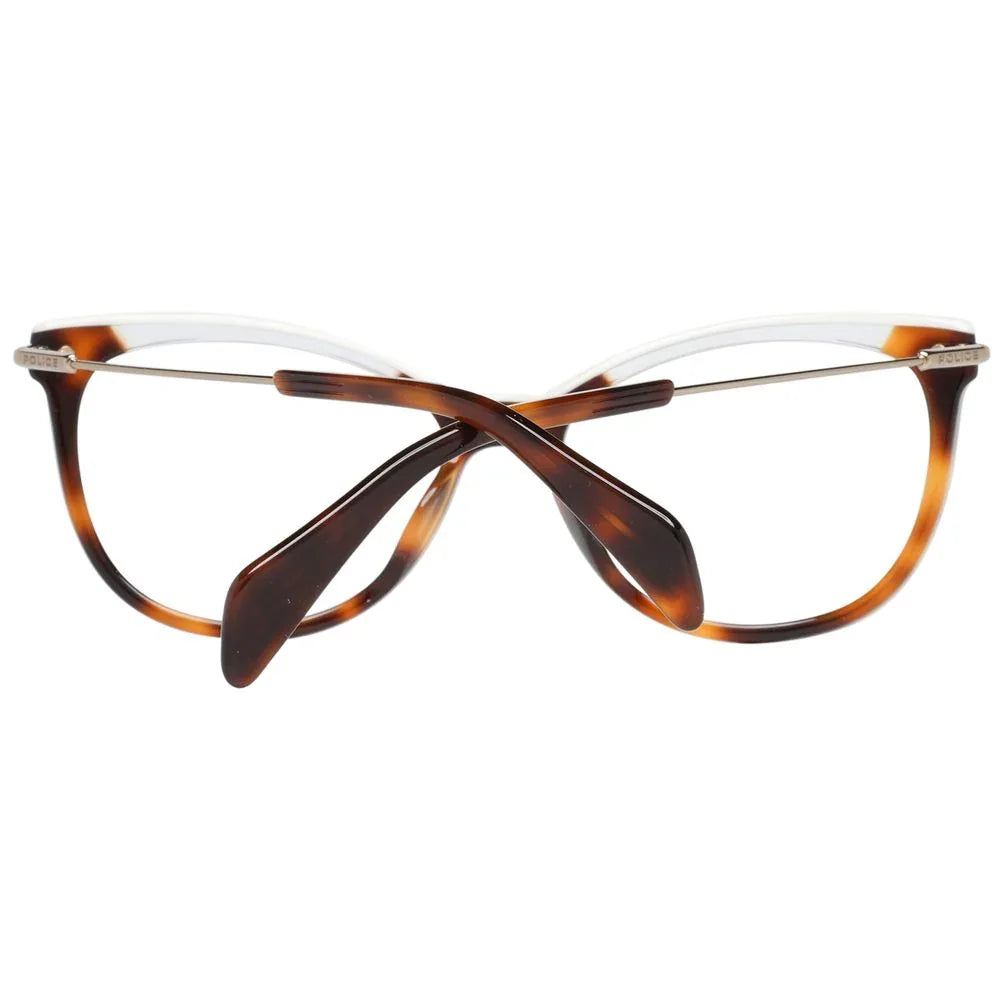 Police Brown Metal & Plastic Glasses (Frames) - Zeiniez