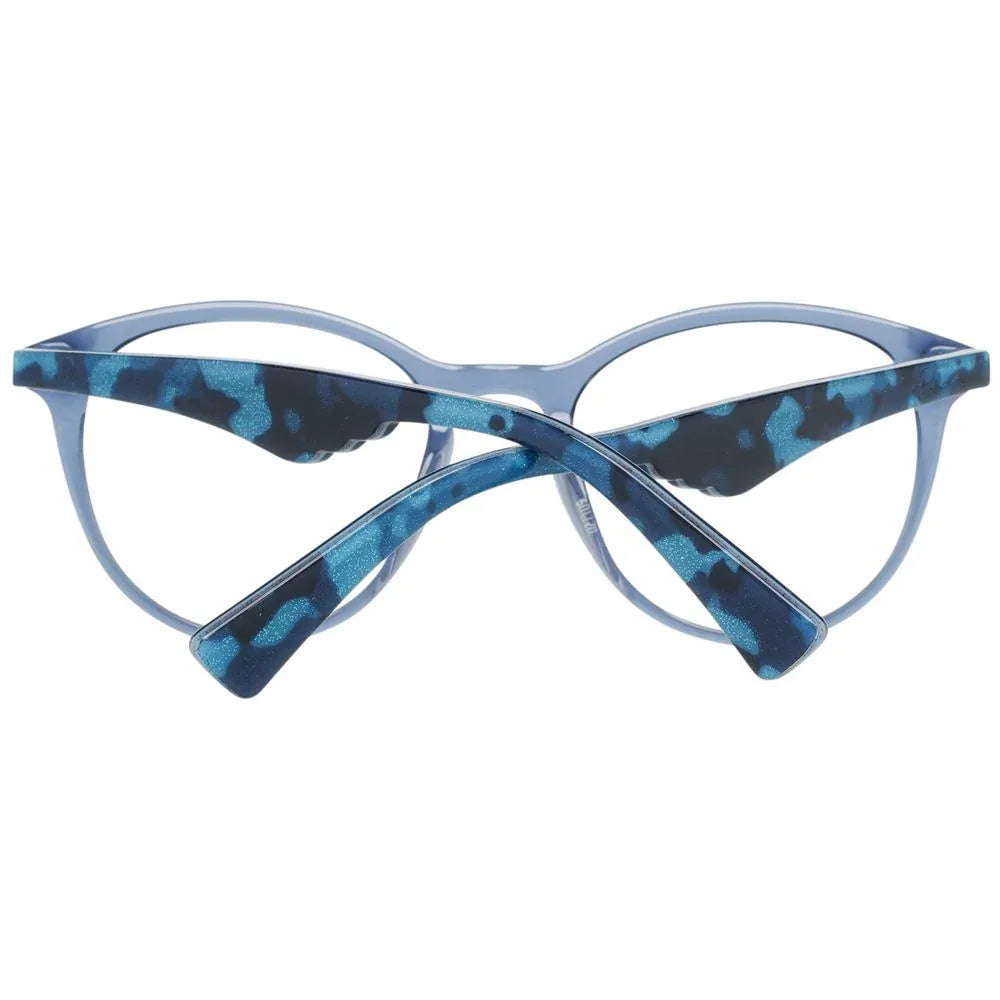 Police Blue Plastic Glasses (Frames) - Zeiniez