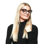 Swarovski Black Plastic Glasses (Frames) - Zeiniez