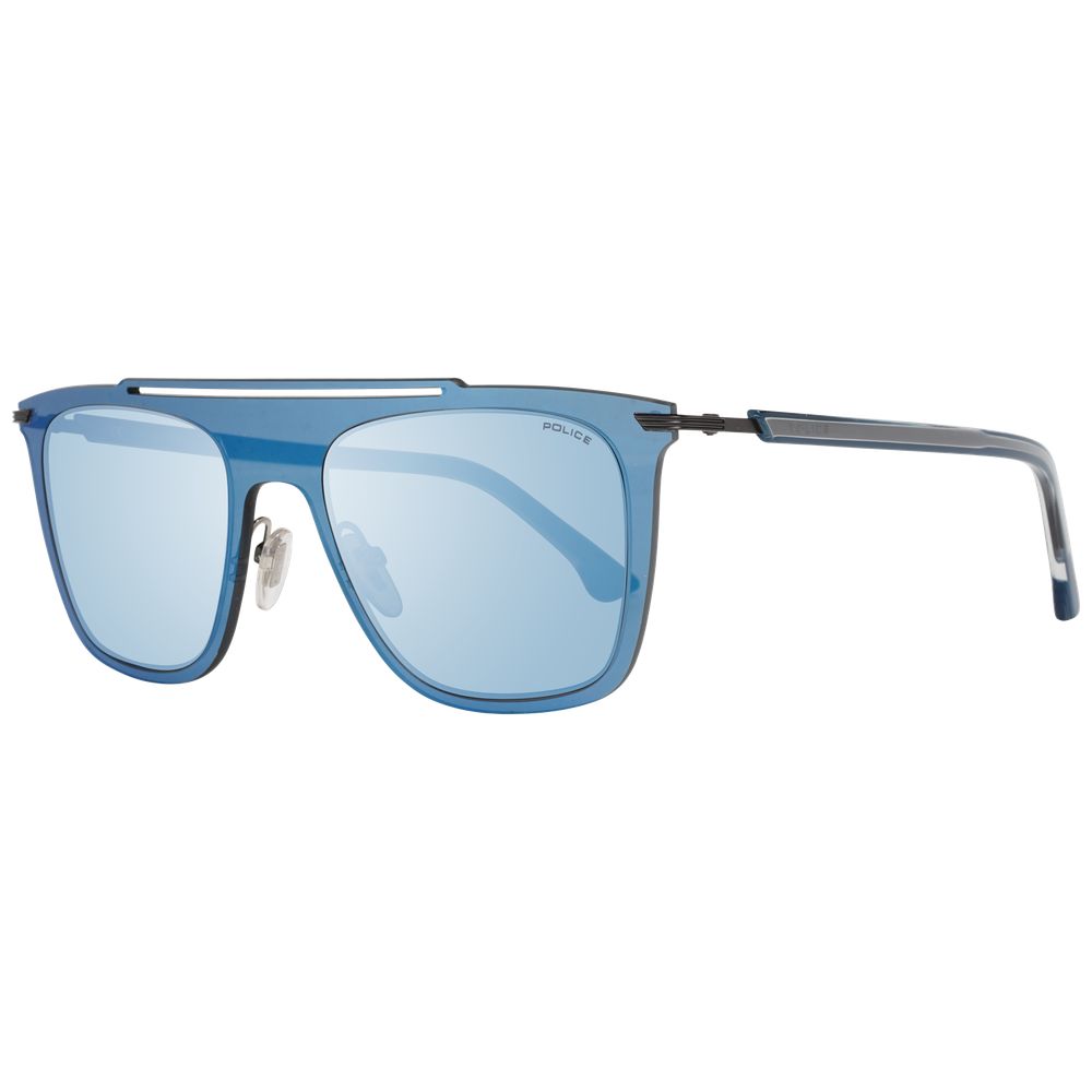 Police Blue Plastic Sunglasses - Zeiniez