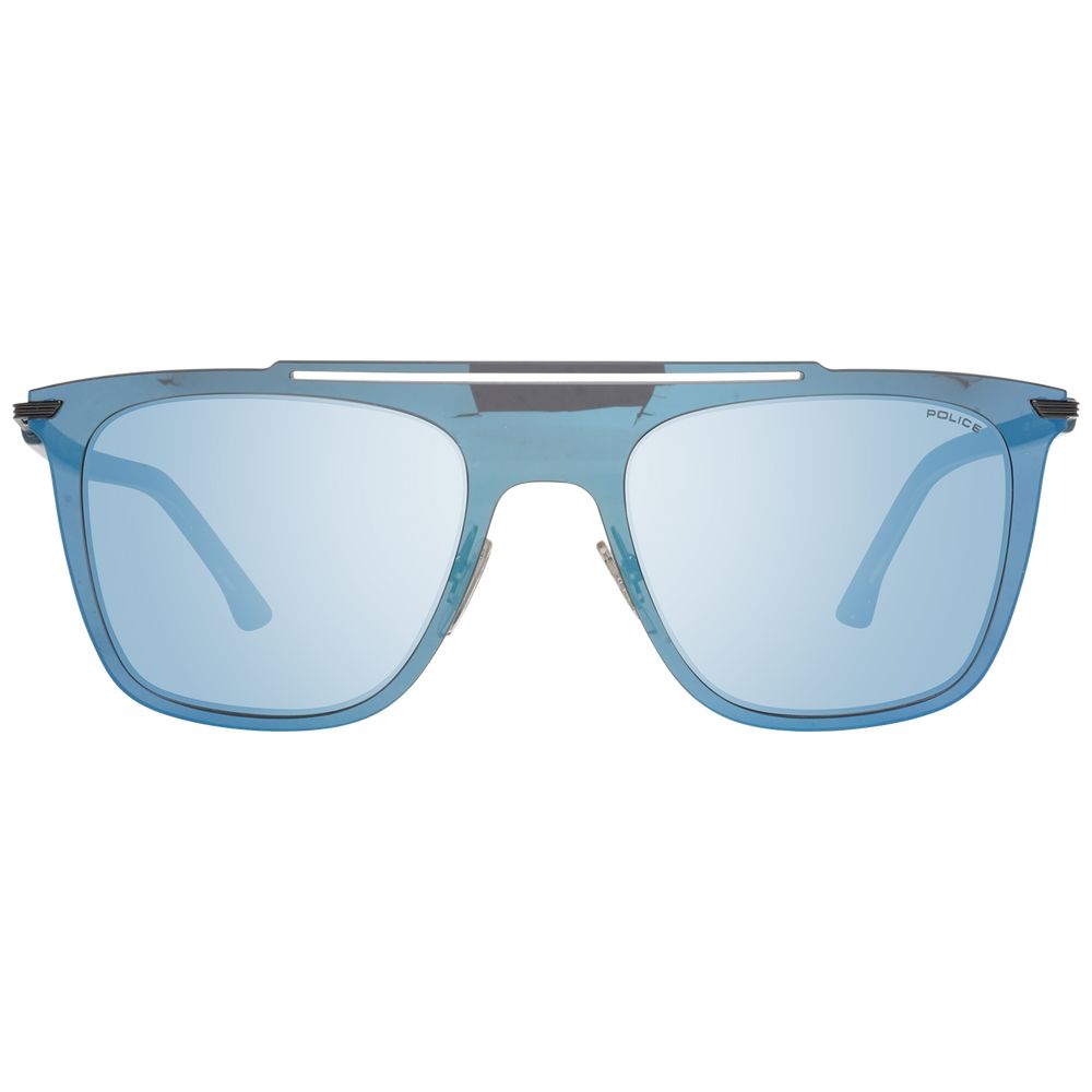 Police Blue Plastic Sunglasses - Zeiniez