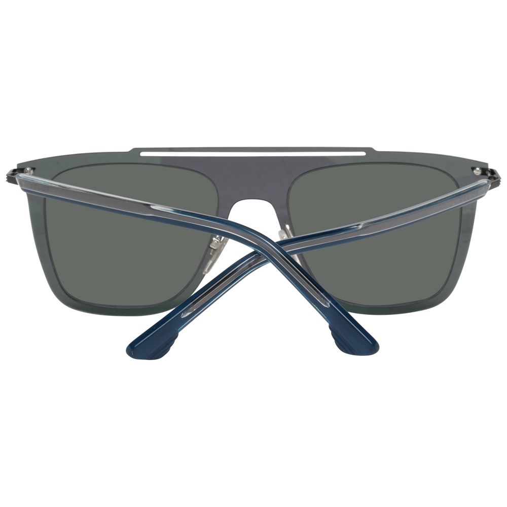 Police Blue Plastic Sunglasses - Zeiniez