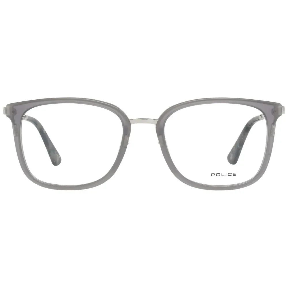 Police Gray Metal & Plastic Glasses (Frames) - Zeiniez