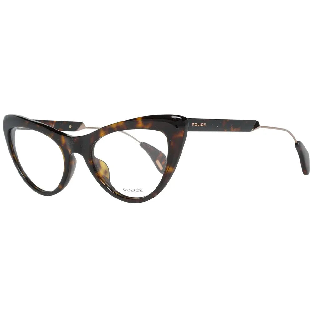 Police Brown Metal & Plastic Glasses (Frames) - Zeiniez