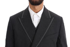 Dolce & Gabbana Gray Wool Stretch 3 Piece Two Button Suit - Zeiniez