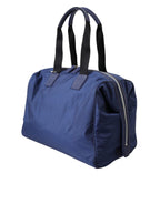 Dolce & Gabbana Blue Nylon Calfskin Hand Shoulder Duffel Bag - Zeiniez