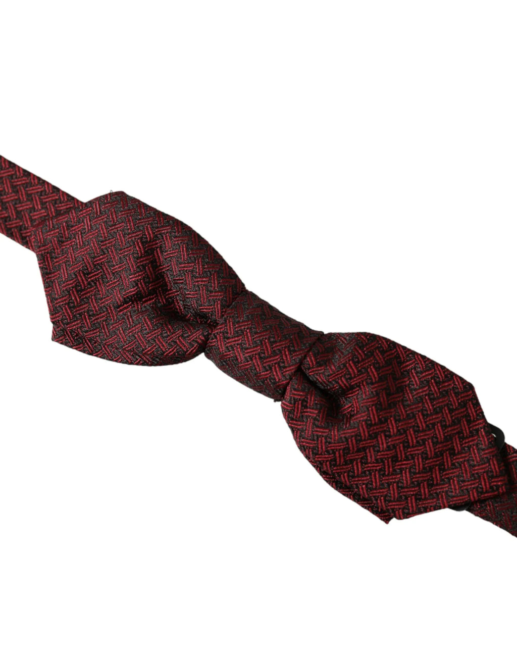 Dolce & Gabbana Red Silk Fantasy Adjustable Neck Men Bow Tie - Zeiniez
