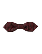 Dolce & Gabbana Red Silk Fantasy Adjustable Neck Men Bow Tie - Zeiniez