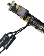 Dolce & Gabbana Black Silk Cocktail Adjustable Neck Men Bow Tie - Zeiniez