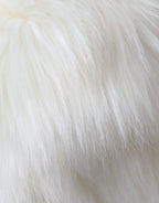 Dolce & Gabbana White Acrylic Fur Womens Bucket Hat - Zeiniez