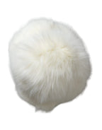 Dolce & Gabbana White Acrylic Fur Womens Bucket Hat - Zeiniez