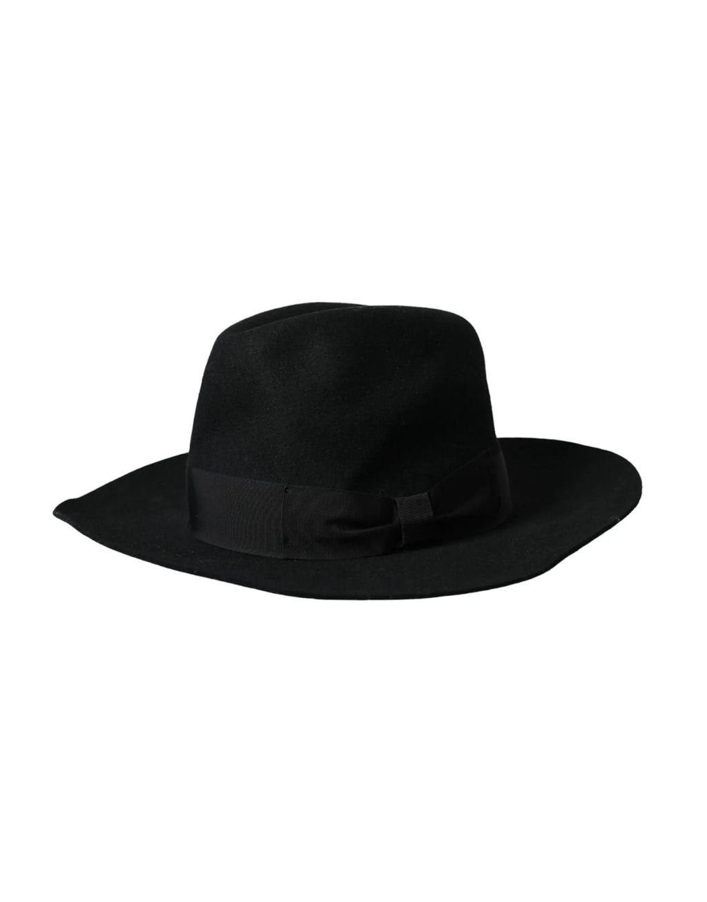 Dolce & Gabbana Black Rabbit Fedora Trilby Women Hat - Zeiniez