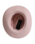 Dolce & Gabbana Pink Rabbit Fedora Trilby Women Hat - Zeiniez