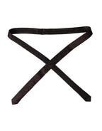 Dolce & Gabbana Maroon Floral Fantasy Silk Adjustable Men Tie - Zeiniez