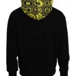 Dolce & Gabbana Black Logo Cotton Hooded Sweatshirt Sweater - Zeiniez