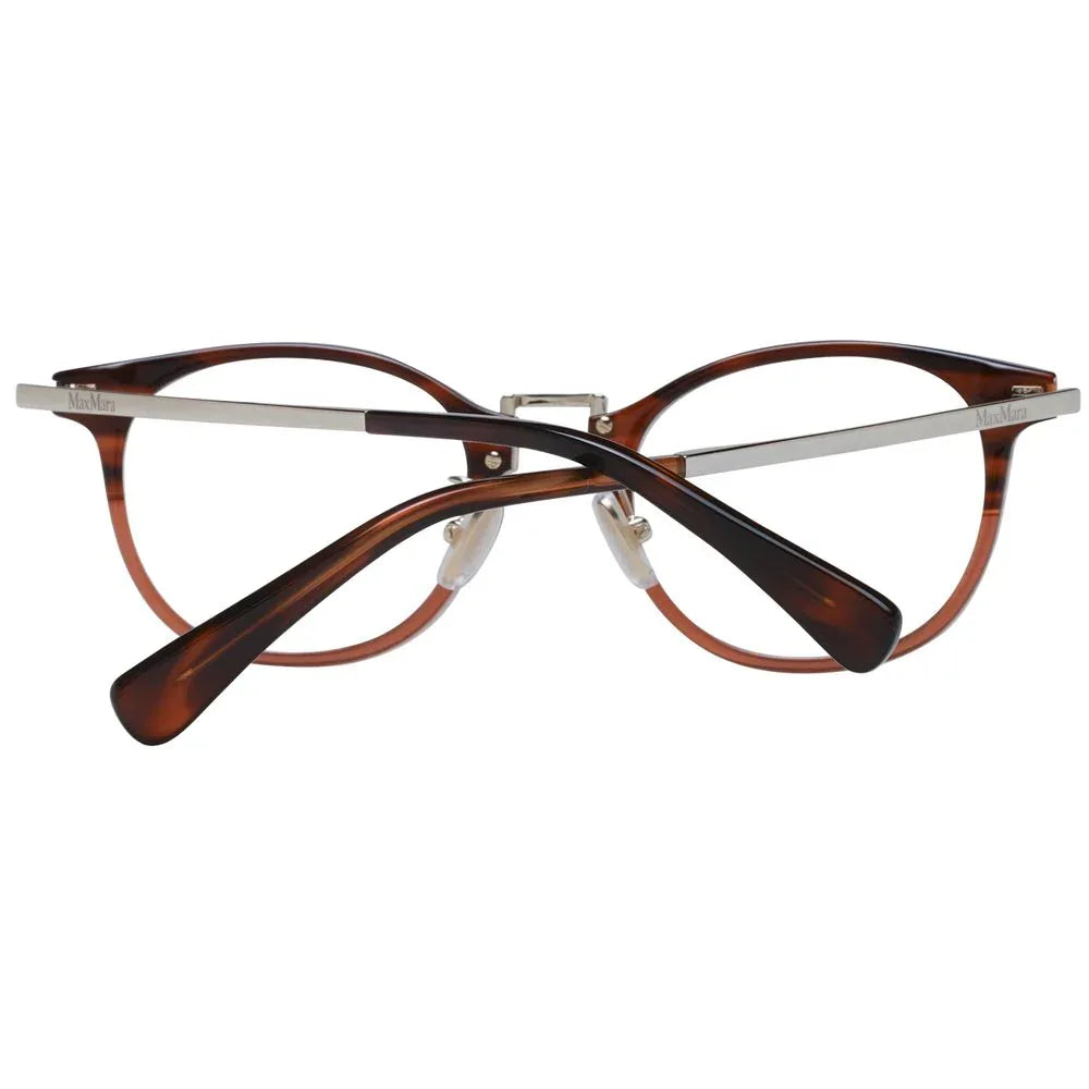 Max Mara Brown Plastic Glasses (Frames) - Zeiniez