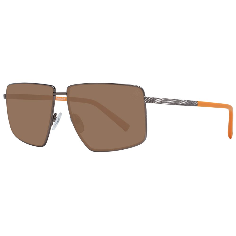 Timberland Brown Metal Sunglasses - Zeiniez