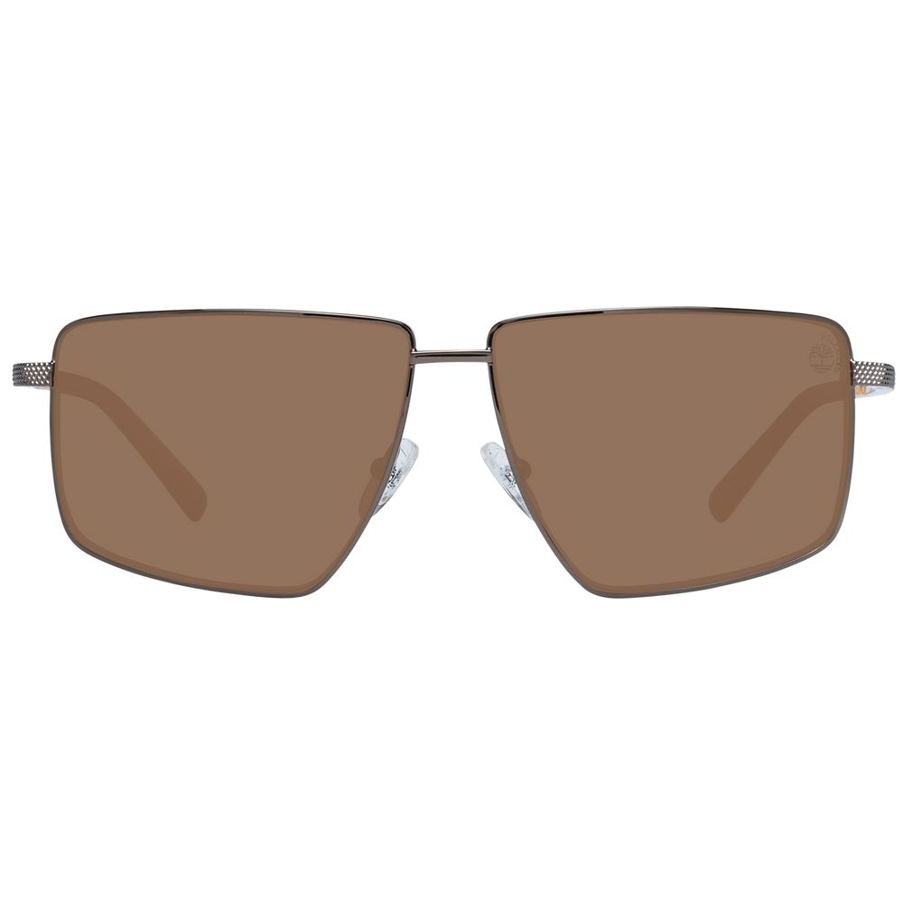 Timberland Brown Metal Sunglasses - Zeiniez