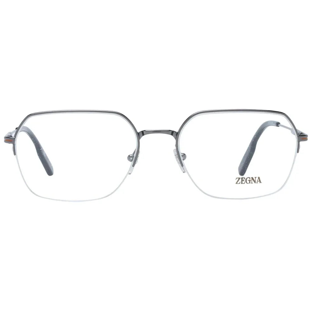 Ermenegildo Zegna Gray Metal Glasses (Frames) - Zeiniez