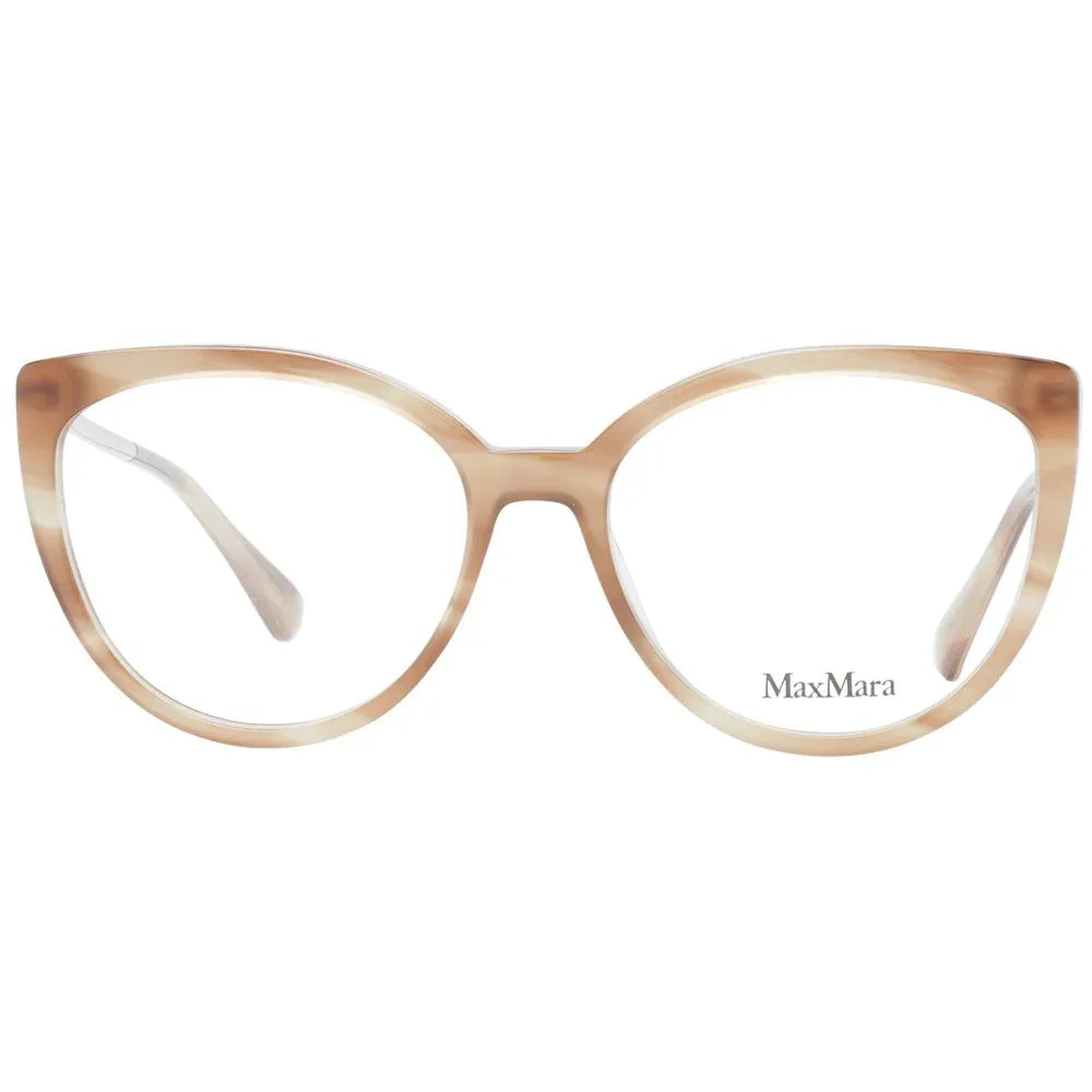Max Mara Brown Plastic Glasses (Frames) - Zeiniez