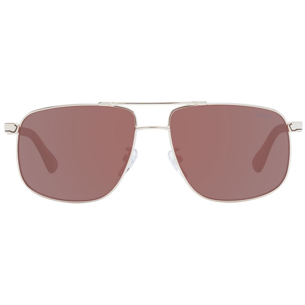 BMW Rose Gold Metal Sunglasses - Zeiniez