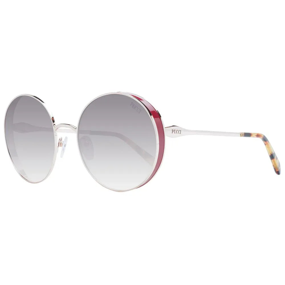 Emilio Pucci Rose Gold Metal Sunglasses - Zeiniez