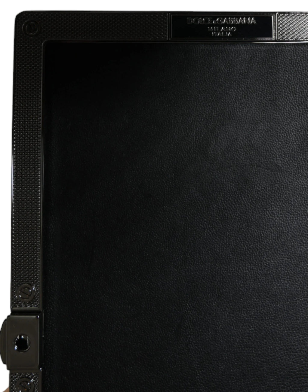 Dolce & Gabbana Black Velvet Crystal Clutch Evening Party Purse Bag - Zeiniez