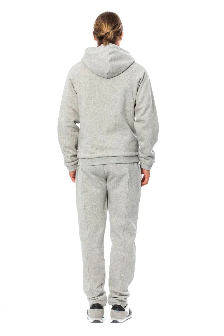 Billionaire Italian Couture Gray Cotton Hooded Sweatsuit - Zeiniez