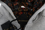 Billionaire Italian Couture Gray Cotton Hooded Sweatsuit - Zeiniez