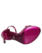 Dolce & Gabbana Fuchsia KEIRA Heels Ankle Strap Sandals Shoes - Zeiniez