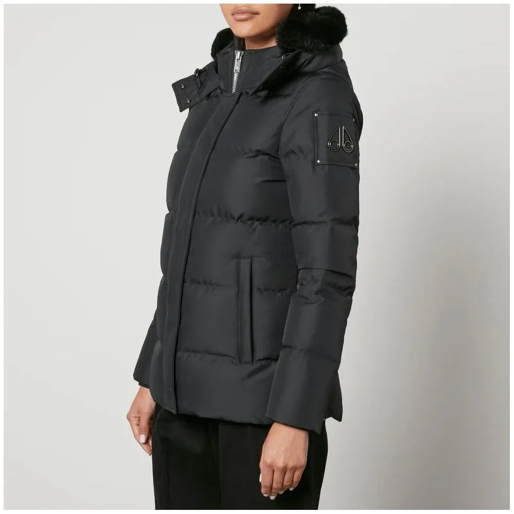 Moose Knuckles Black Polyester Jacket & Coat - Zeiniez
