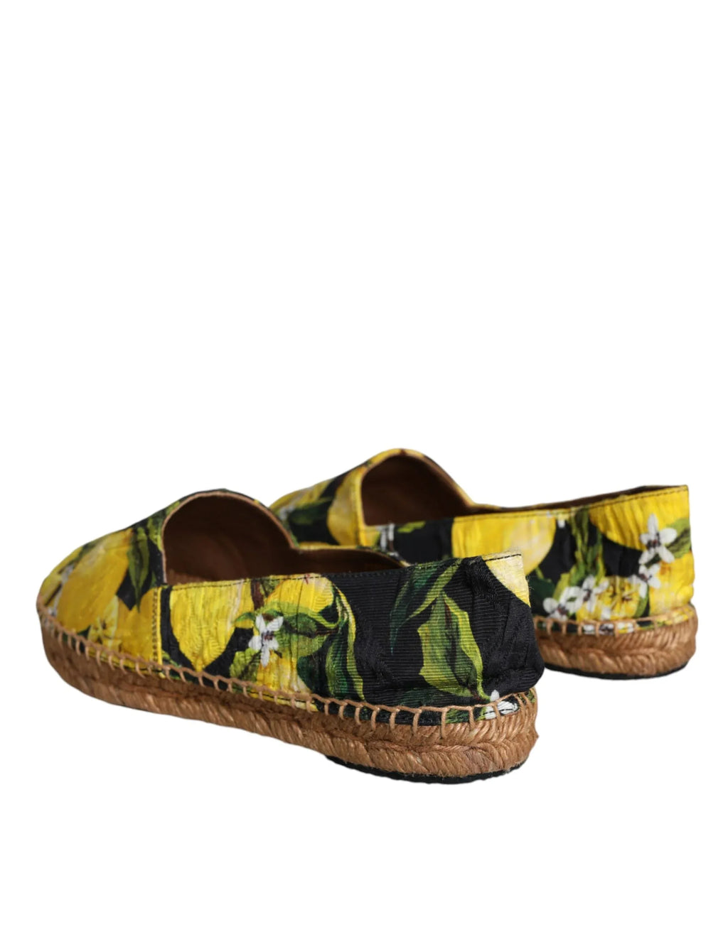 Dolce & Gabbana Multicolor Lemon Slip On Espadrilles Shoes - Zeiniez