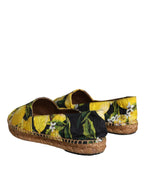 Dolce & Gabbana Multicolor Lemon Slip On Espadrilles Shoes - Zeiniez