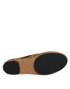Dolce & Gabbana Multicolor Lemon Slip On Espadrilles Shoes - Zeiniez