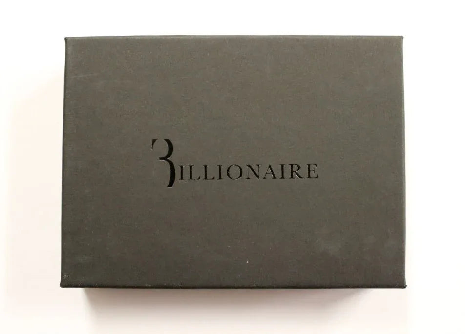 Billionaire Italian Couture Brown Leather Bifold Wallet - Zeiniez